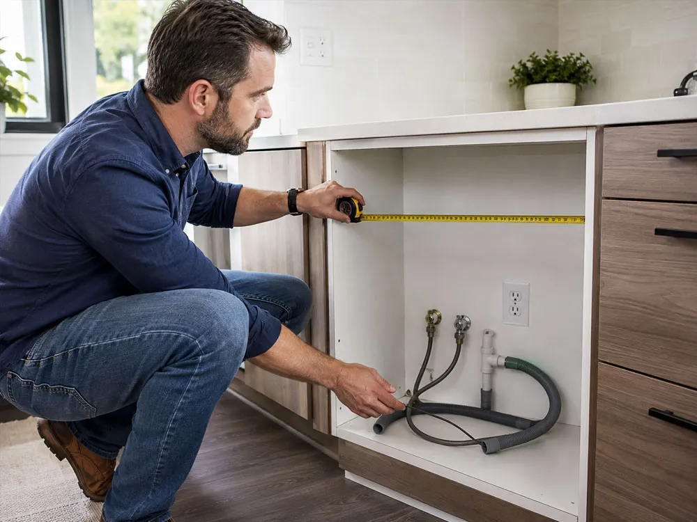 Kiểm tra kích thước hộc tủ và nguồn điện trước khi mua thiết bị gia dụng mới