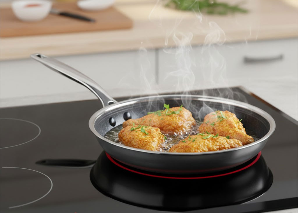 Chảo là vật dụng không thể thiếu trong căn bếp, hỗ trợ chế biến nhanh các món chiên, xào, áp chảo hay rán thực phẩm