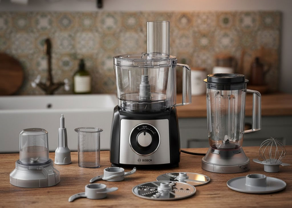 Máy trộn đa năng là thiết bị nhà bếp hữu ích giúp bạn trộn nguyên liệu nhanh