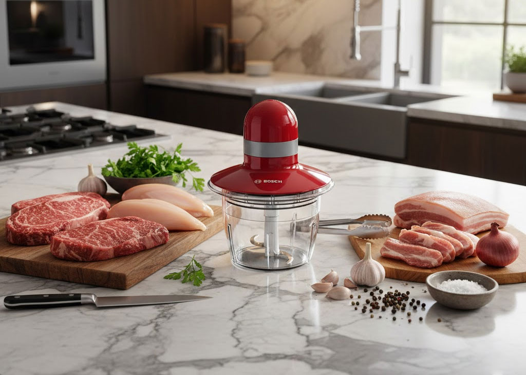 Máy xay thịt là thiết bị nhà bếp tiện ích giúp bạn xay nhuyễn thịt, cá và nhiều loại thực phẩm khác