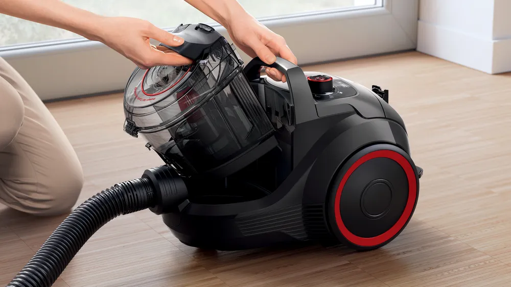 Bosch BGS21WPOW có hộp chứa bụi dung tích 2 lít