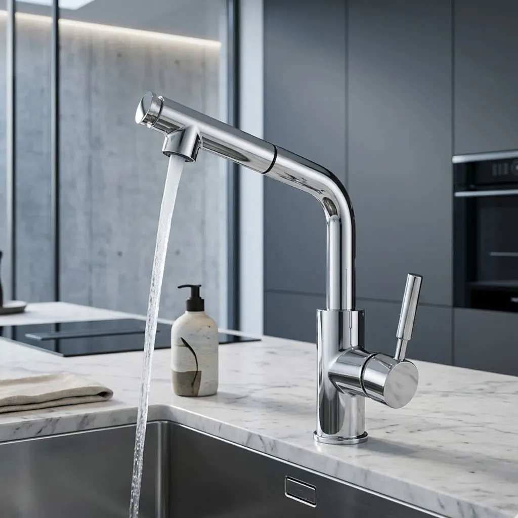 Vòi rửa bát Hafele Titus HT-C240 570.51.040 có thiết kế hiện đại