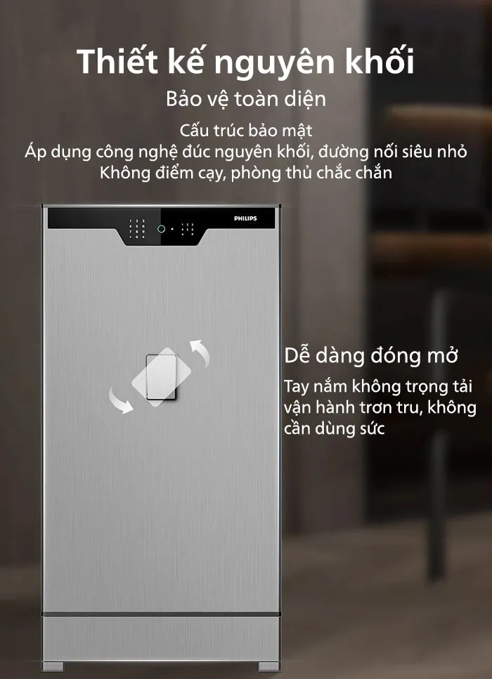 Philips SBX702 sở hữu thiết kế liền khối với tông màu bạc và xám