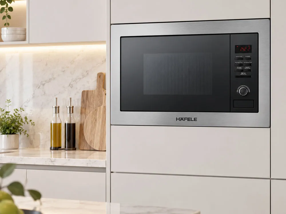 Hafele HM-B38A thuộc dòng lò vi sóng kết hợp nướng âm tủ