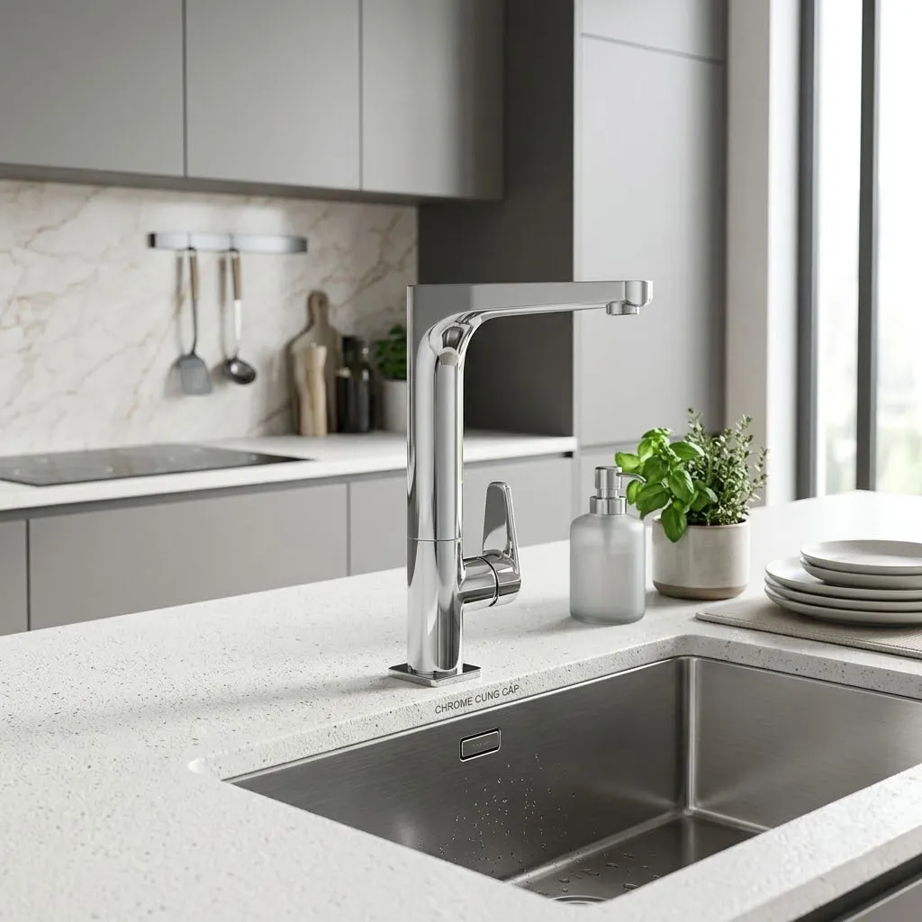 Vòi rửa bát Hafele Titus HT-C281 570.51.030 có tính thẩm mỹ và độ bền cao