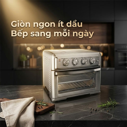 Công nghệ với nồi chiên không dầu