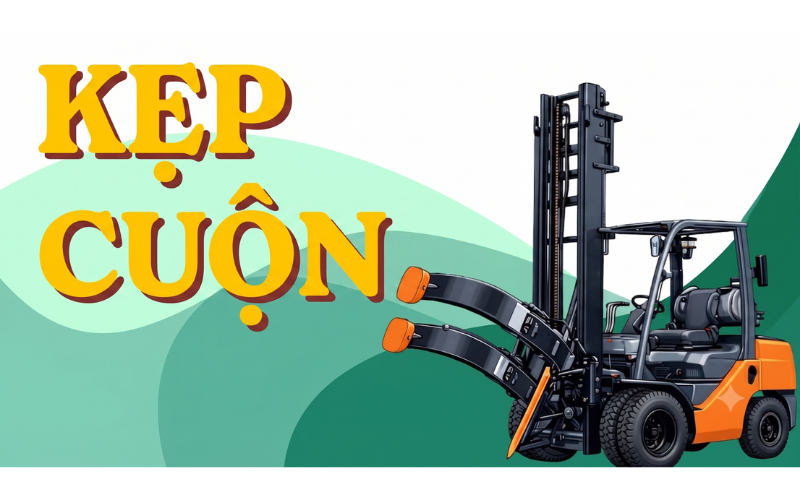 Bộ Kẹp Cuộn Giấy Xe Nâng (Roll Clamp) Là Gì? Cấu Tạo Và Ứng Dụng