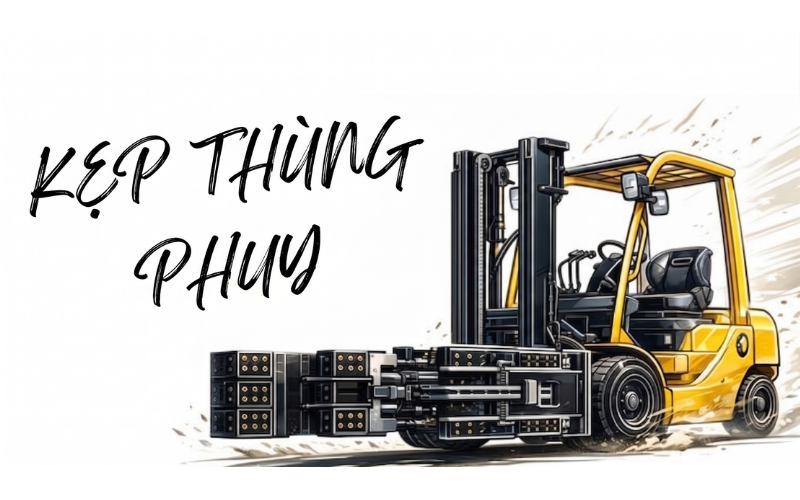 Bộ Kẹp Thùng Phuy Xe Nâng (Drum Clamp) Là Gì? Cấu Tạo Và Phân Loại