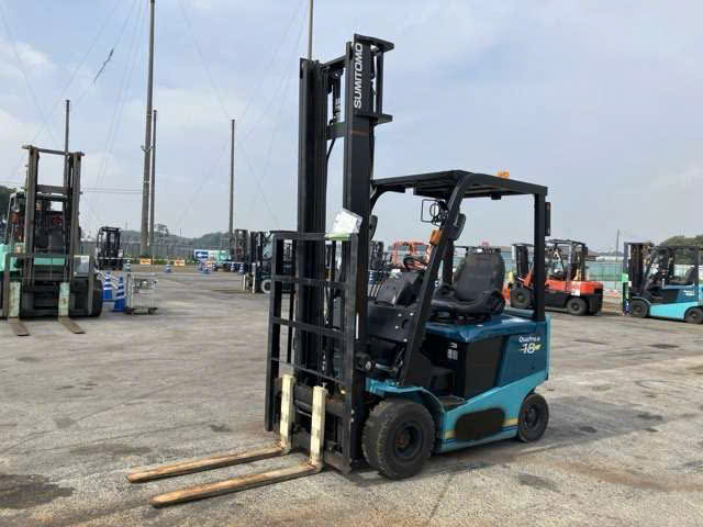 Xe nâng điện cũ 1.8 tấn Sumitomo 41FB18PXIII nâng cao 4.5m dịch giá lướt 2020