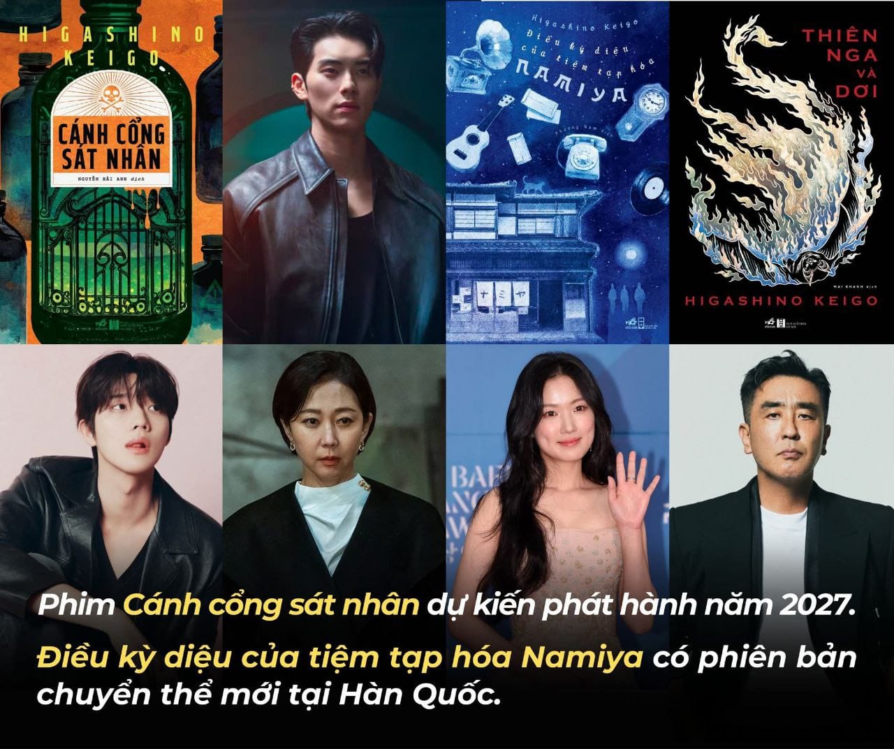 Loạt tác phẩm của nhà văn Higashino Keigo được chuyển thể thành phim
