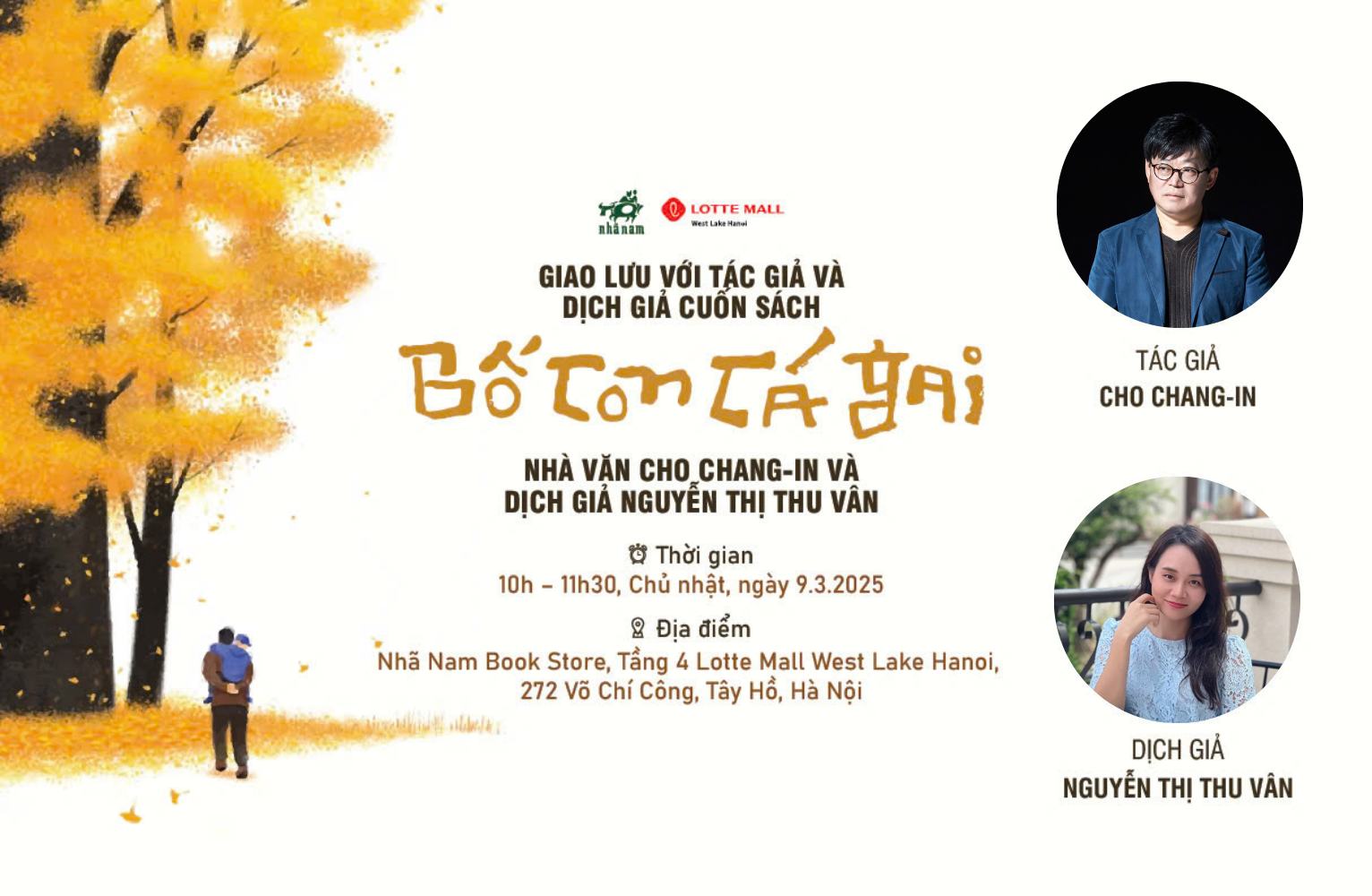 Sự kiện giao lưu với tác giả và dịch giả Bố con cá gai