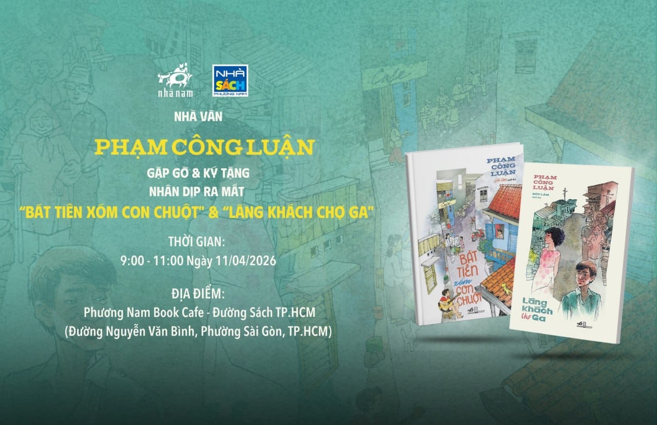 THÔNG BÁO SỰ KIỆN: KÝ TẶNG SÁCH CÙNG NHÀ VĂN PHẠM CÔNG LUẬN