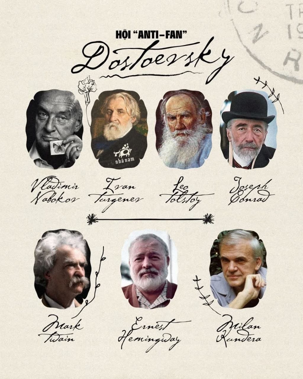 HỘI ANTI-FAN CỦA DOSTOEVSKY GỒM NHỮNG AI?