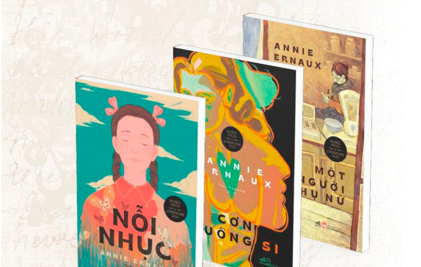 Ra mắt 3 cuốn sách của tác giả đoạt Nobel Annie Ernaux