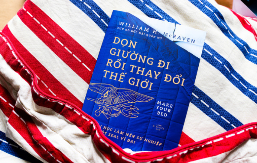 ‘Dọn giường đi rồi thay đổi thế giới’ – cuốn sách truyền cảm hứng