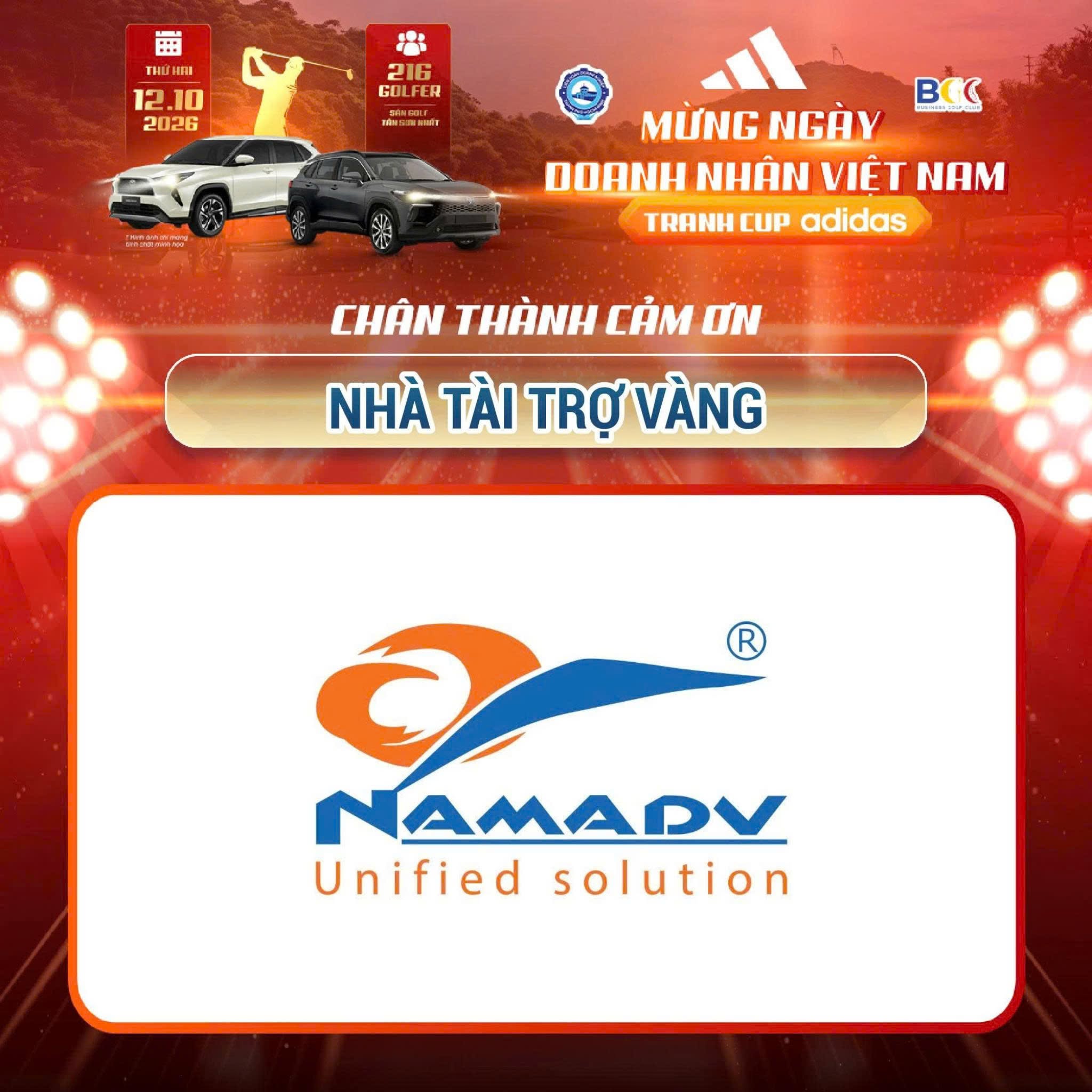 NAM THÀNH MEDIA GROUP HÂN HẠNH ĐỒNG HẠNH CÙNG GIẢI GOLF MỪNG NGÀY DOANH NHÂN VIỆT NAM - TRANH CUP ADIDAS 2026