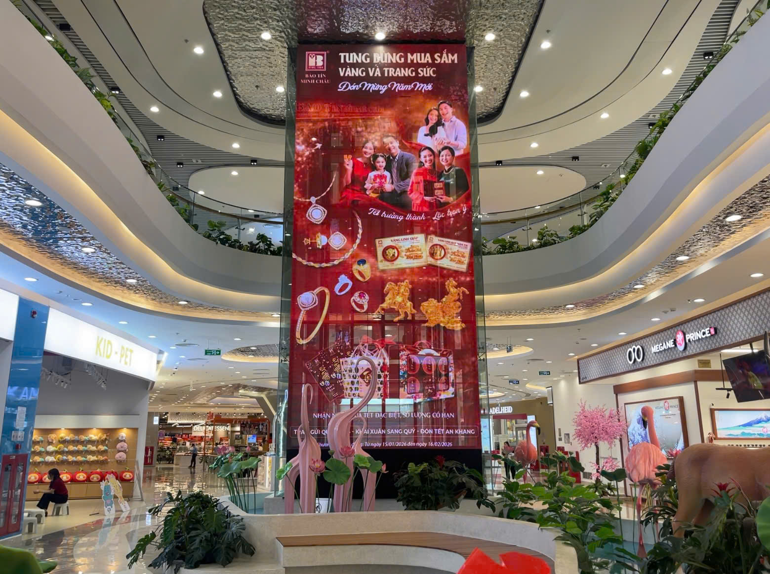 Led Thông Tầng Vincom Ocen City - Hưng Yên