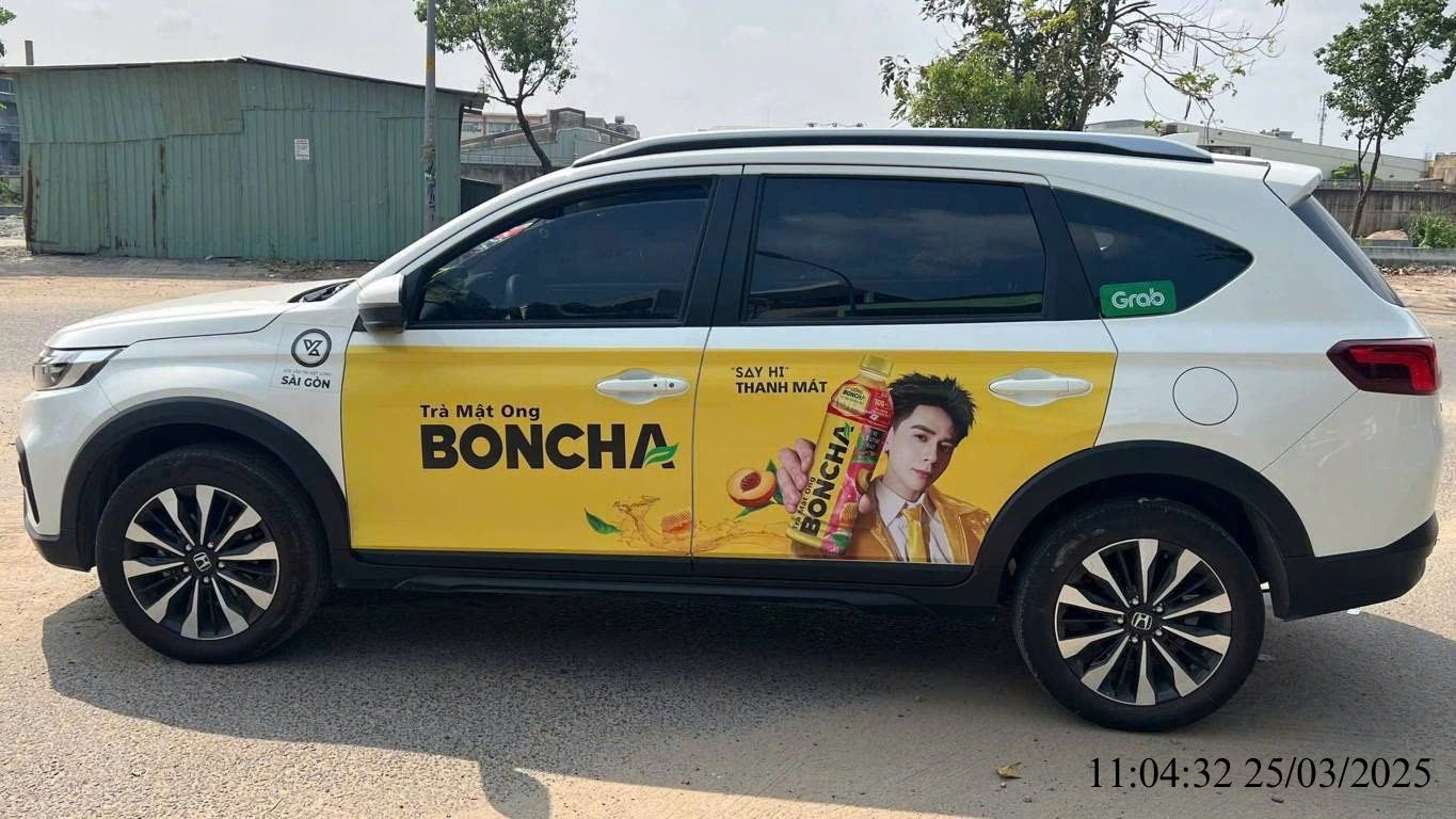 Dán decal xe Công Nghệ