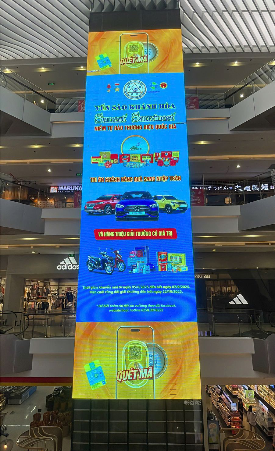 Led Liễu Giai Tại Vincom Metropolis