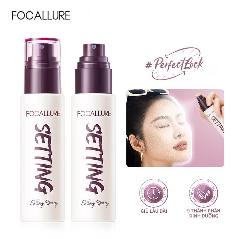 FOCALLURE Xịt Khóa Makeup Giữ Lớp Trang Điểm Bền Lâu Trôi FA352-SP01
