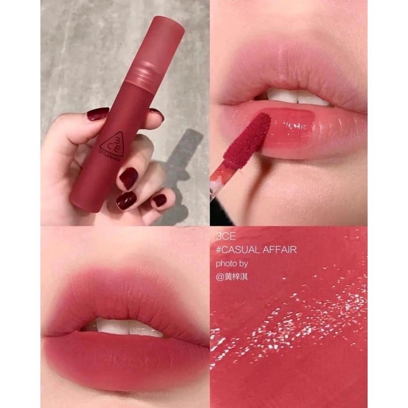 [VỎ MỚI] Son 3CE Blur Water Tint Hiệu Ứng Viền Môi