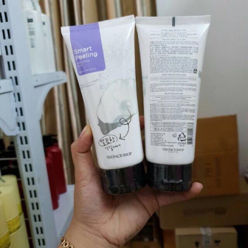 [FREE SHIP] Kem Tẩy Da Chết Ngọc Trai The Face Shop White Jewel Peeling