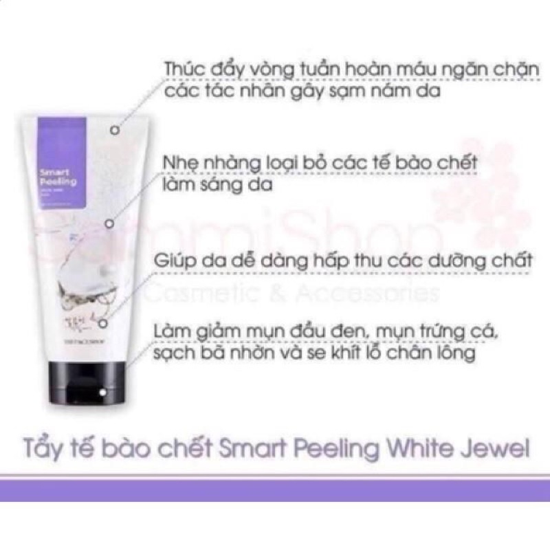 [FREE SHIP] Kem Tẩy Da Chết Ngọc Trai The Face Shop White Jewel Peeling