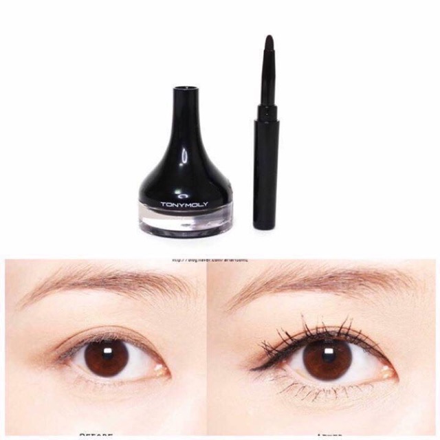 Gel kẻ mắt Tonymoly chống thấm nước lỳ lâu trôi bền màu (Nhập khẩu chính hãng)