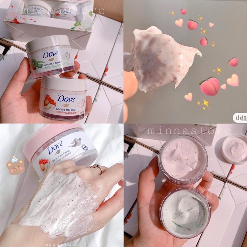 [FREE SHIP] Kem Tẩy Da Chết Dove Da Mịn Trắng Sáng