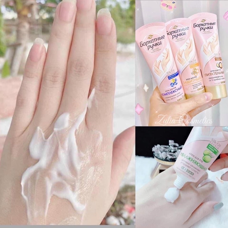 [FREE SHIP] Kem Dưỡng Da Tay Nhung Lụa Silky Hands