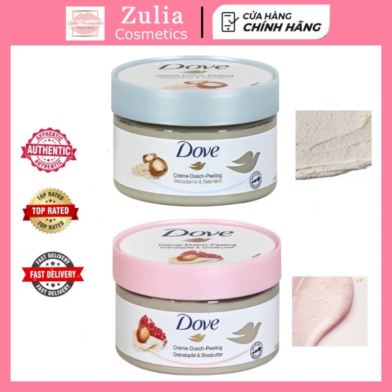 [FREE SHIP] Kem Tẩy Da Chết Dove Da Mịn Trắng Sáng