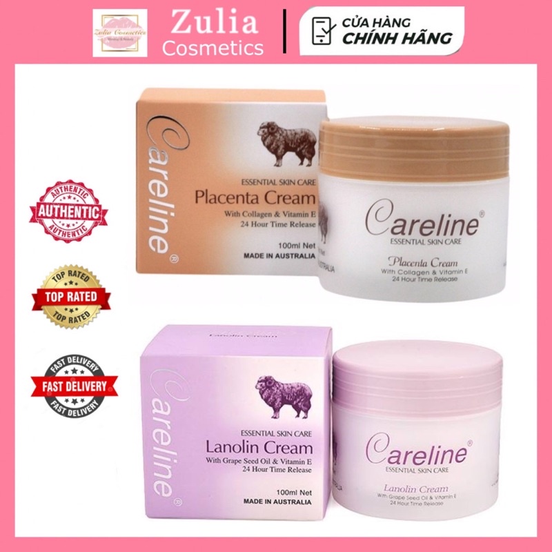 [FREE SHIP] Kem dưỡng da nhau thai cừu Careline Úc