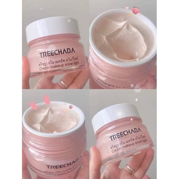[HÀNG THÁI] KEM MAKEUP NÂNG TONE DƯỠNG DA + CHỐNG NẮNG TREECHADA