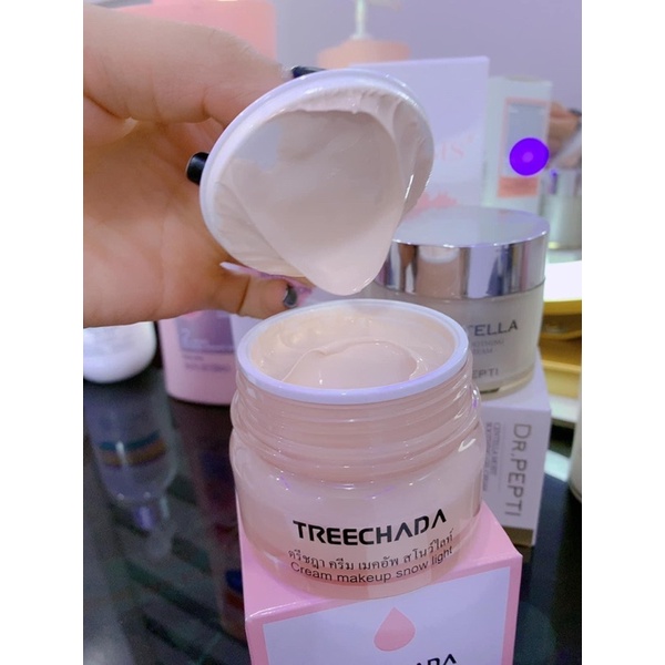 [HÀNG THÁI] KEM MAKEUP NÂNG TONE DƯỠNG DA + CHỐNG NẮNG TREECHADA