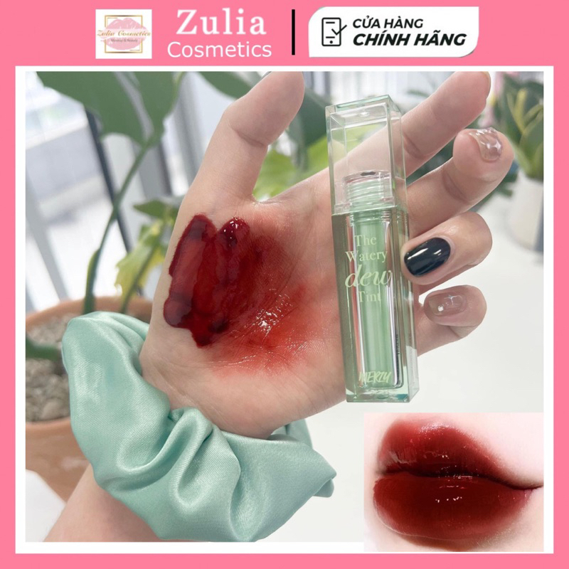 Son Tint Bóng Xanh Ngọc Merzy The Watery Dew Tint
