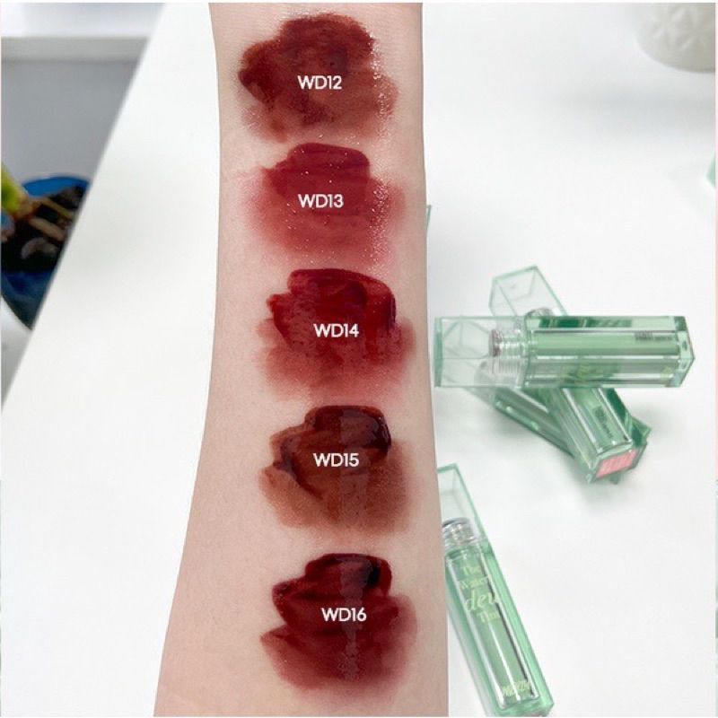 Son Tint Bóng Xanh Ngọc Merzy The Watery Dew Tint