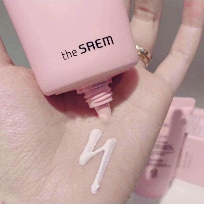 Kem Chống Nắng The SAEM ECO EARTH Pink Sun Cream mẫu mới