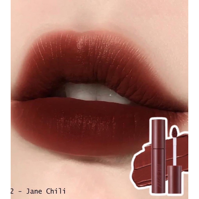 Son Kem Lỳ Merzy M2 Đỏ Nâu Trầm vỏ đỏ