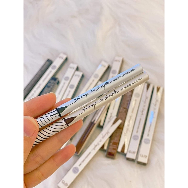 Chì Kẻ Mắt Clio Chống Nước Sharp So Simple Waterproof Pencil Liner (0.65ml)