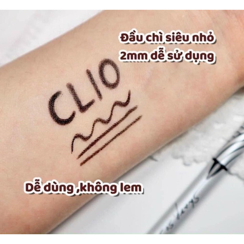 Chì Kẻ Mắt Clio Chống Nước Sharp So Simple Waterproof Pencil Liner (0.65ml)