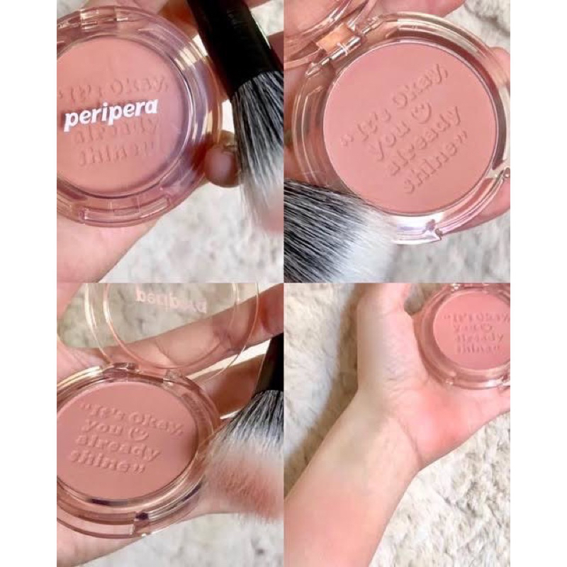 PHẤN MÁ HỒNG PERIPERA PURE BLUSHED SUNSHINE CHEEK TRANG ĐIỂM MAKEUP PERIPERA