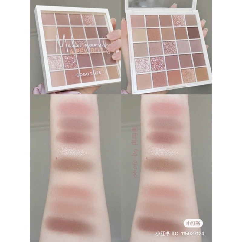 [GOGO TALES] Bảng mắt 25 ô GOGOTALES Back To Reality màu makeup sang chảnh