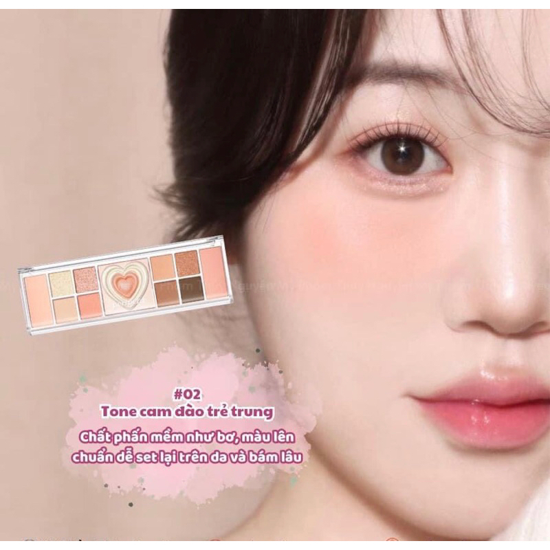 Bảng Phấn Mắt,Má Hồng,Bắt Sáng Peripera 11 ô Peritage All Take Mood Like Pallette