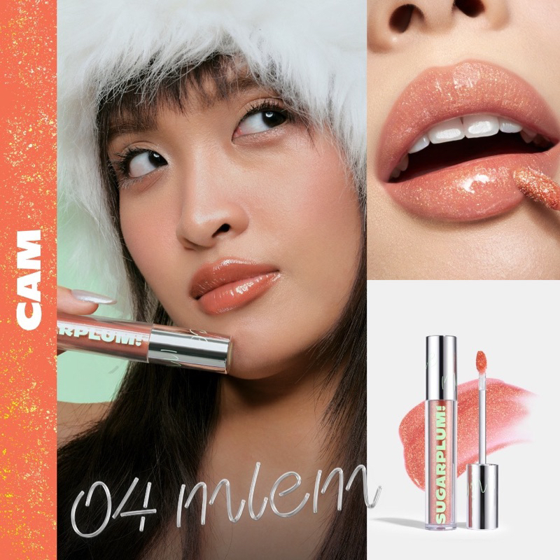 [THUẦN CHAY] Son Nhũ Bóng OFÉLIA SUGARPLUM MintyIce Sparkling Gloss (3.7g)