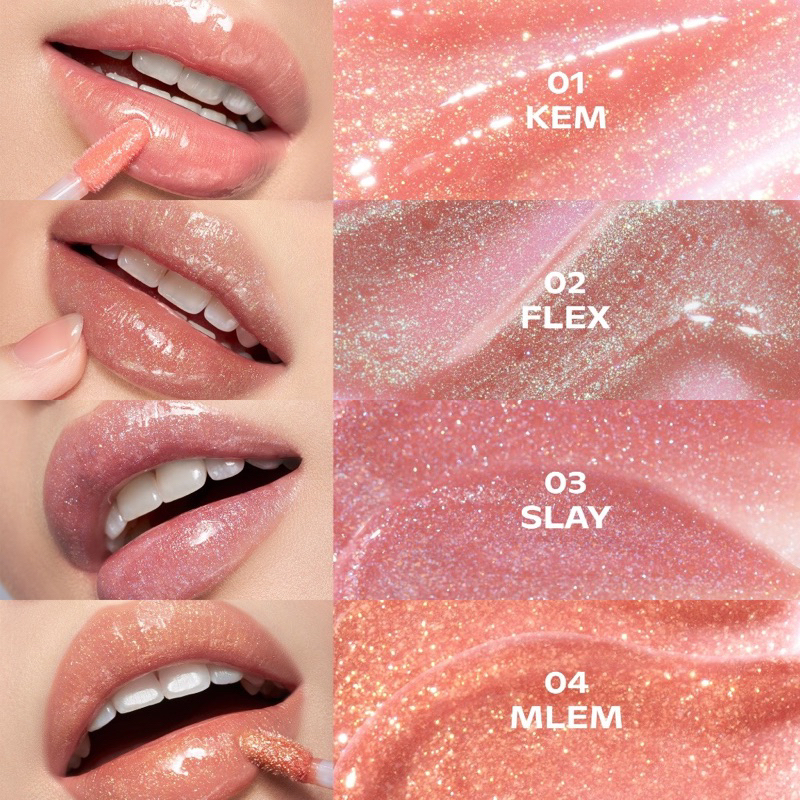 [THUẦN CHAY] Son Nhũ Bóng OFÉLIA SUGARPLUM MintyIce Sparkling Gloss (3.7g)