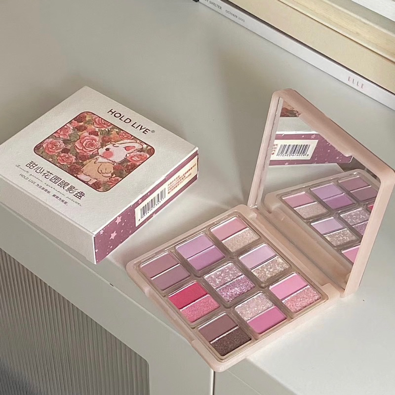 [TẶNG CỌ MẮT] Bảng mắt 18 ô Hold Live Sweet Garden Bunny (HL692)
