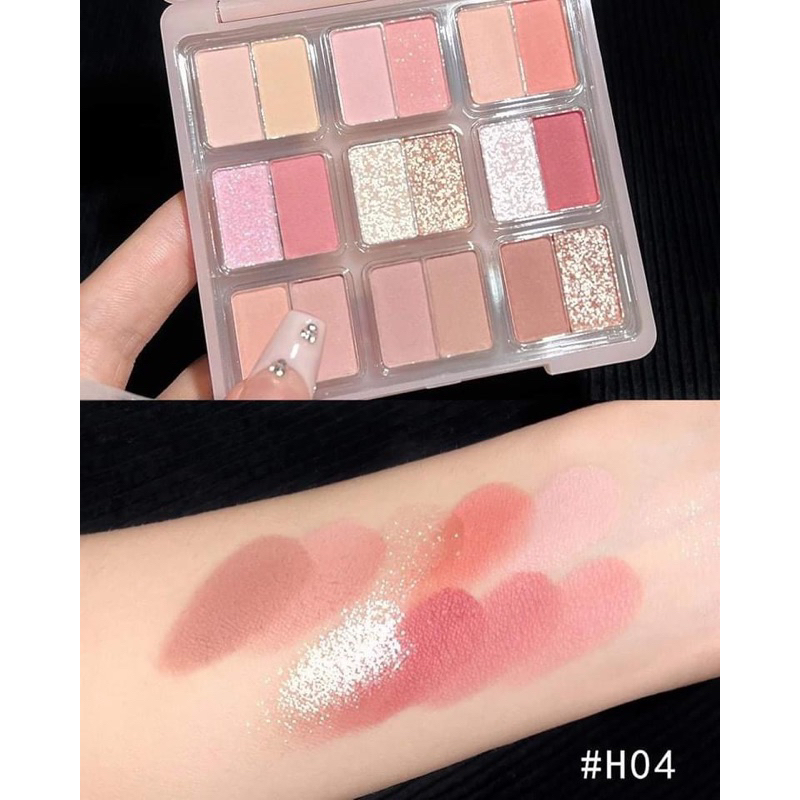 [TẶNG CỌ MẮT] Bảng mắt 18 ô Hold Live Sweet Garden Bunny (HL692)