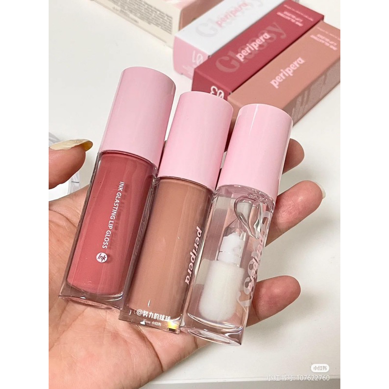 SON TINT BÓNG THUẦN CHAY CĂNG MỌNG PERIPERA LIP GLOSS XINH XẮN