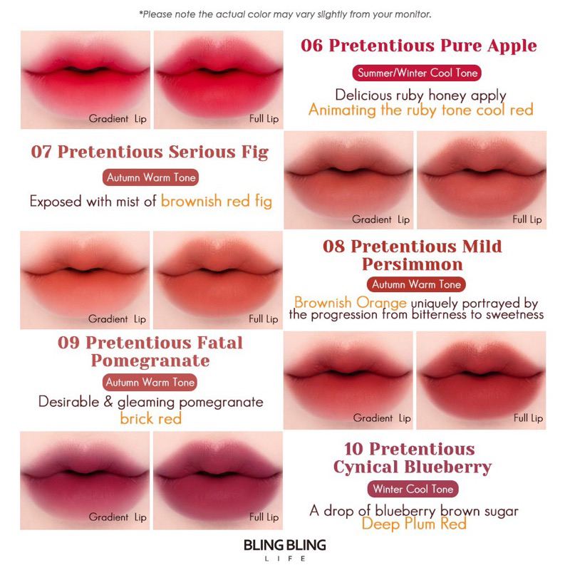 [Date t4/26] Son Kem Nhung Lỳ Lilybyred Mood Liar Velvet Tint 4.2g