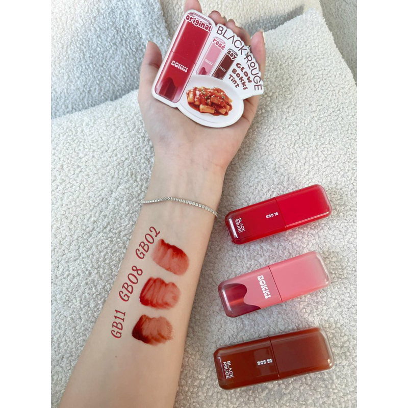 Son Tint Bóng Black Rouge Glow Bokki Tint Căng mọng môi